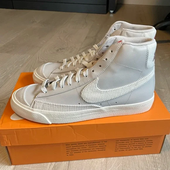 Nike | Shoes | Mens Nike Blazer Mid 77 Emb Vast Gray | Poshmark